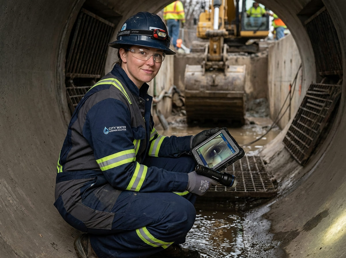 Sewer Line Inspection & Replacement in Taylor